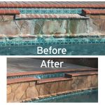 poolwall cleaning tile