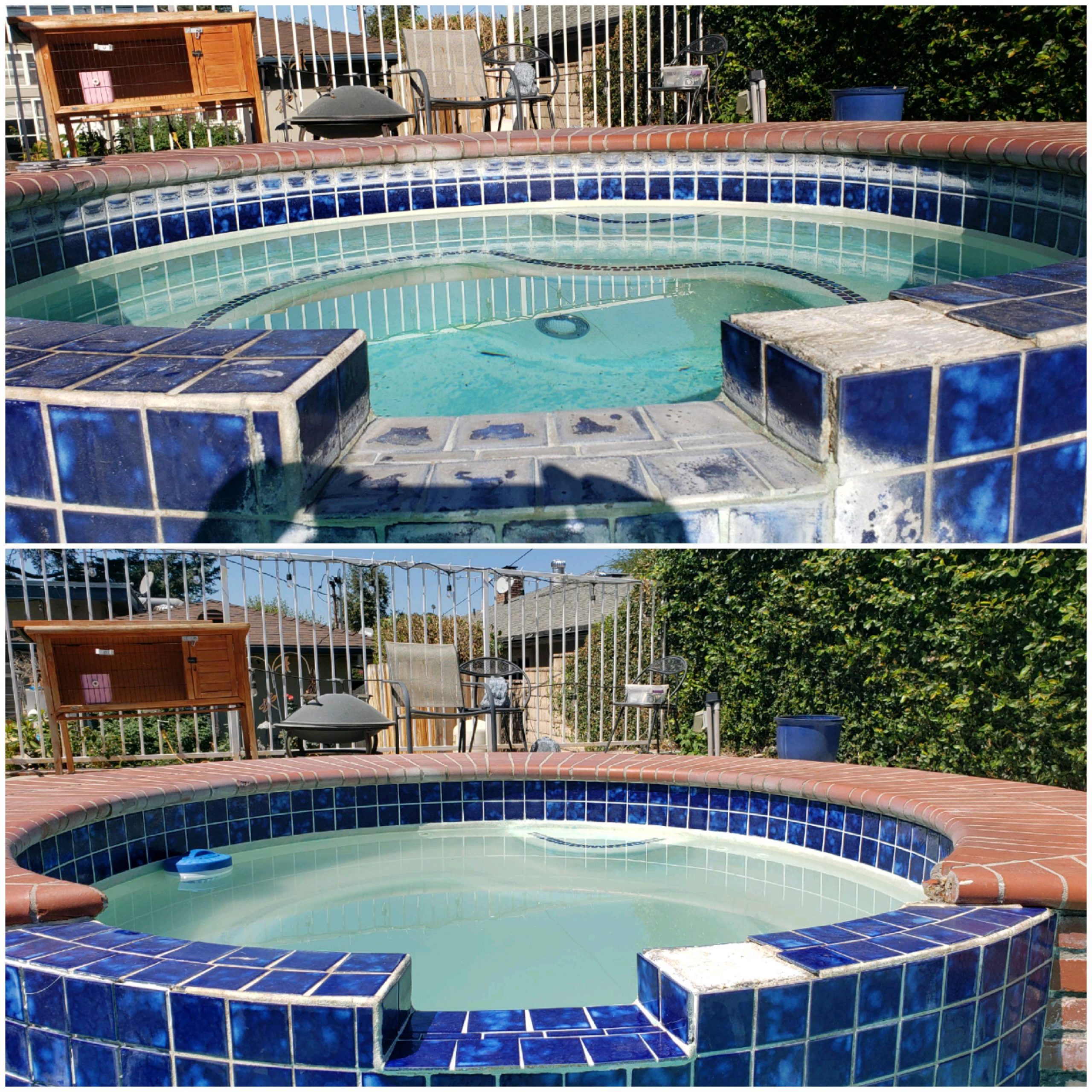pool tile cleaning service