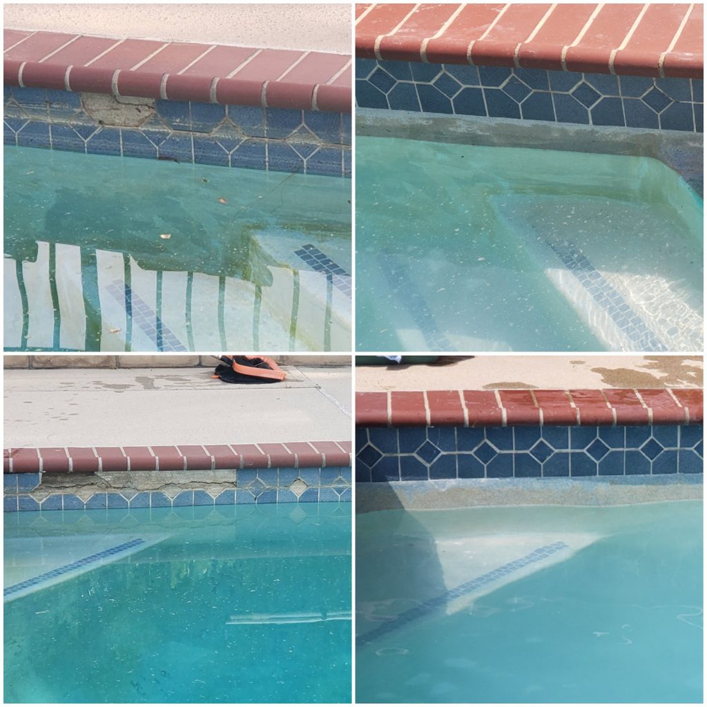 pool tile cleaning and repair